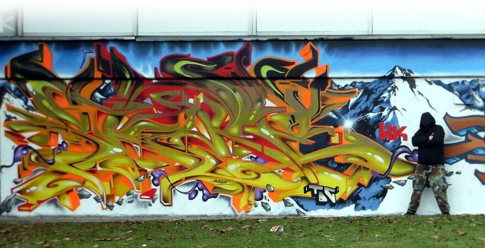Graffiti Wall - Photo by Skore79