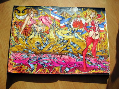 Graffiti Sketch - Photo by Skore79