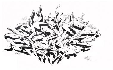 Graffiti Sketch - Photo by Skore79