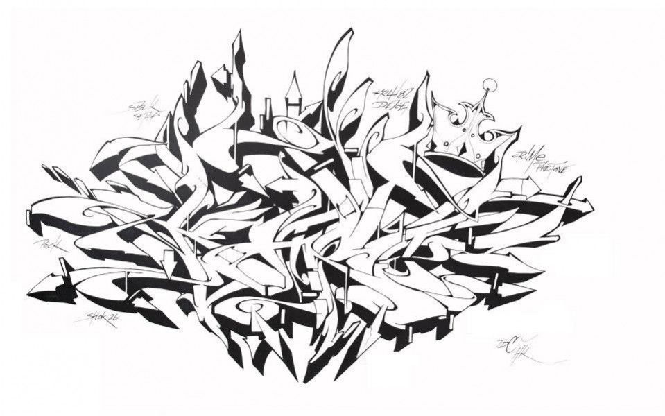Graffiti Sketch - Photo by Skore79