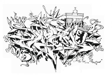 Graffiti Sketch - Photo by Skore79