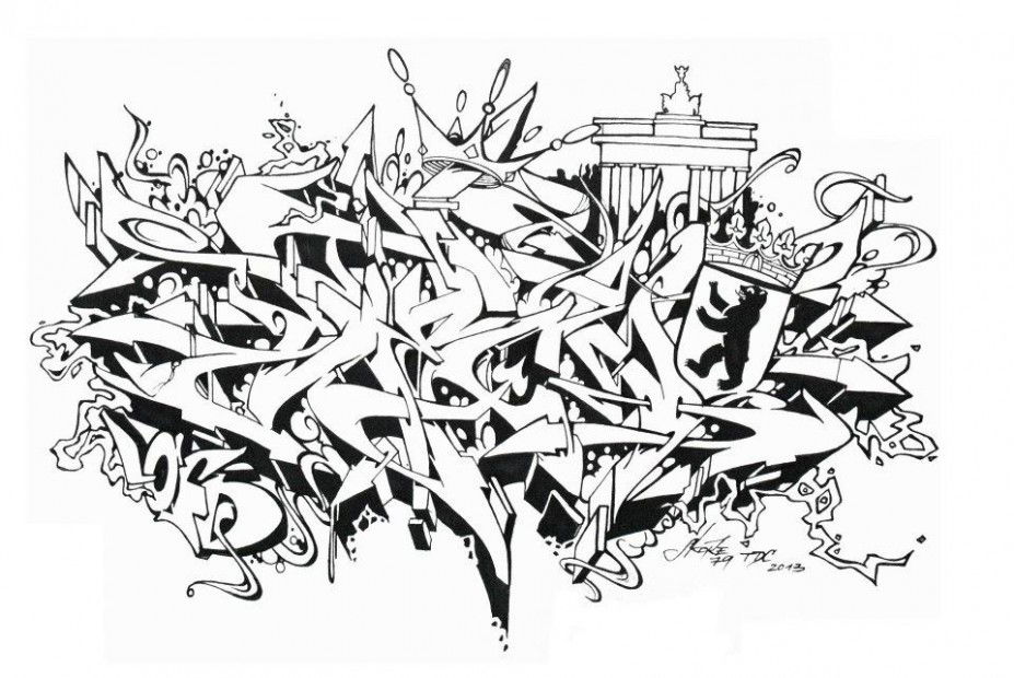 Graffiti Sketch - Photo by Skore79
