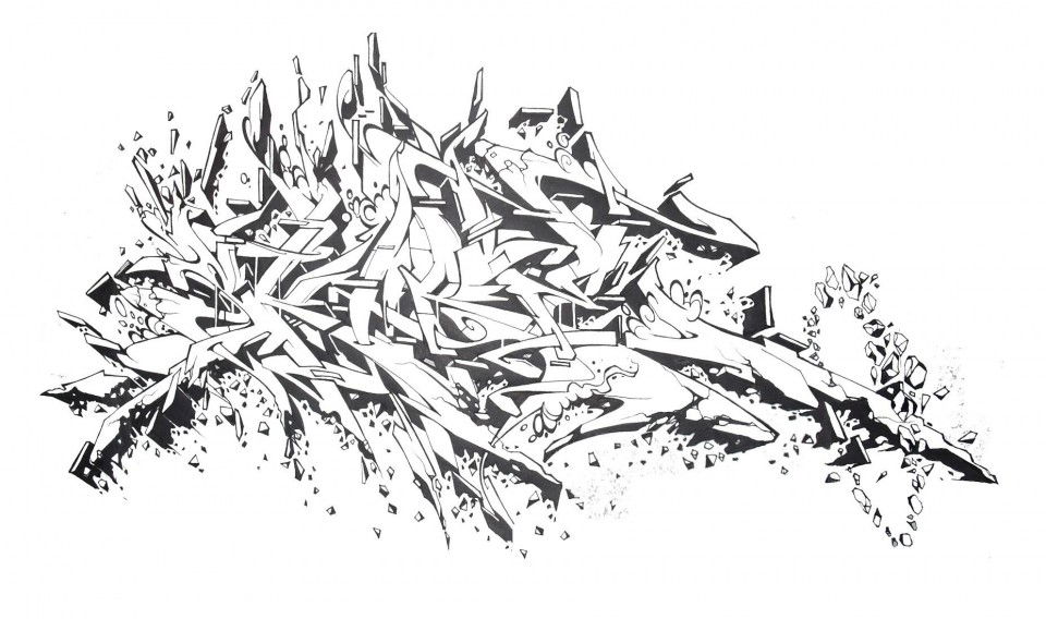 Graffiti Sketch - Photo by Skore79