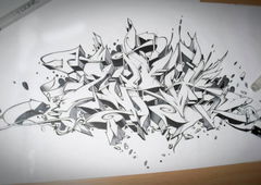 Graffiti Sketch - Photo by Skore79 - ZURIK (2013)