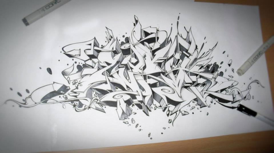 Graffiti Sketch - Photo by Skore79 - ZURIK (2013)