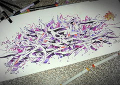 Graffiti Sketch - Photo by Skore79 - Skore79, SBB, HK (2014)