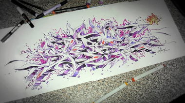 Graffiti Sketch - Photo by Skore79 - Skore79, SBB, HK (2014)