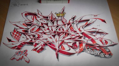 Graffiti Sketch - Photo by Skore79 - RESH, Hamburg, IBK (2014)