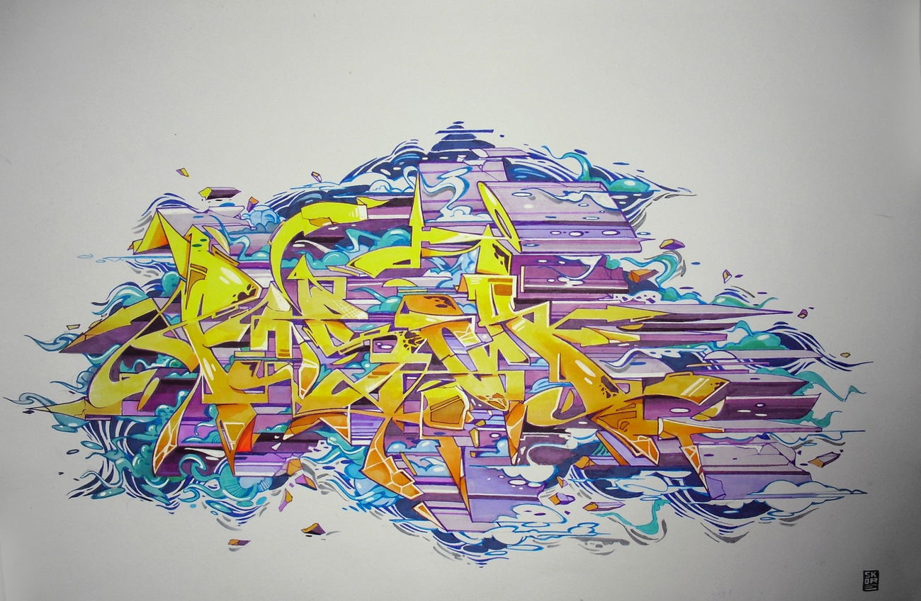 Graffiti Sketch - Photo by Skore79 - Skore79, ABS, SBB (2016)