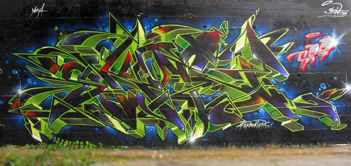 Graffiti Wall in Deutschland - Photo by Skore79 - Afterburners, SuperBadBoys, 2015 (2015)