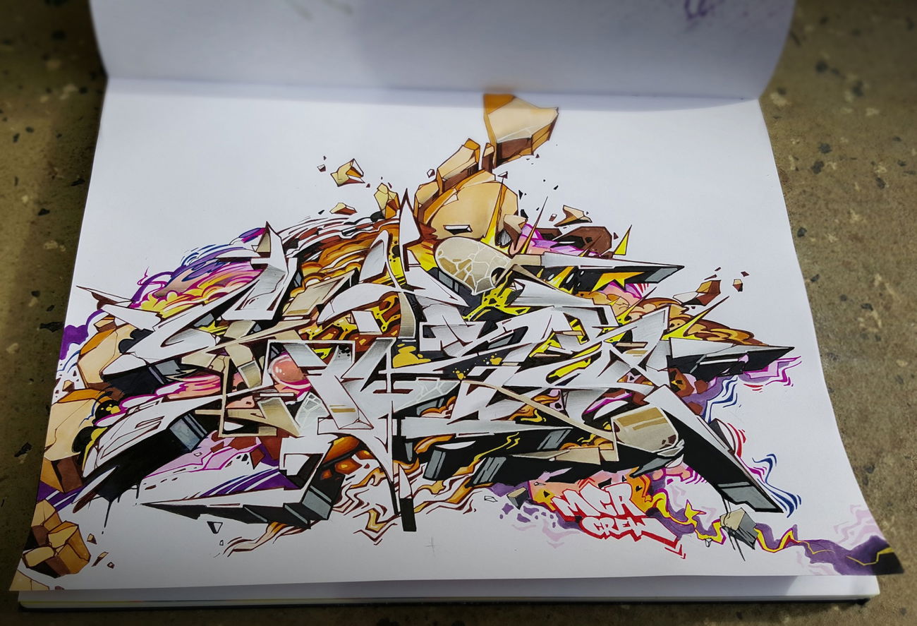 Graffiti Sketch - Photo by Skore79 - Skore79, SBB, ABS (2017)
