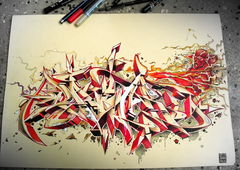 Graffiti Sketch - Photo by Skore79 - Skore79, SuperBadBoys, Units (2016)