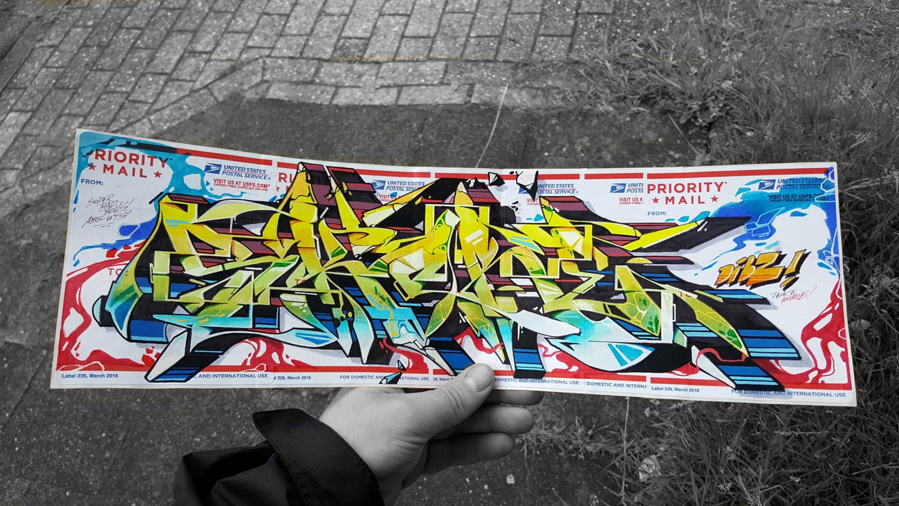 Graffiti Sketch - Photo by Skore79
