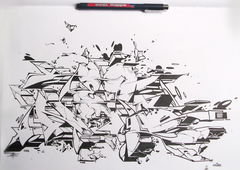 Graffiti Sketch - Photo by Skore79 - SuperBadBoysCrew, UnitsCrew, AutoBahnStylesCrew (2016)