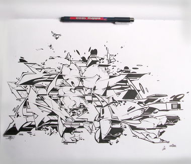 Graffiti Sketch - Photo by Skore79 - SuperBadBoysCrew, UnitsCrew, AutoBahnStylesCrew (2016)