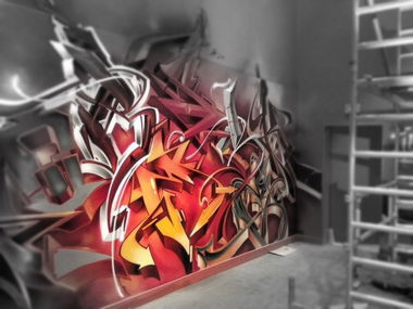 Graffiti Wall - Photo by Skore79 - Graff-KungFu, SuperBadBoys, AutoBahnStyles (2016)