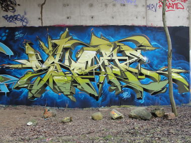 Graffiti Wall in Marum - Photo by Skore79 - Skore79, ABS, SBB