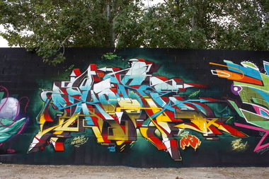 Graffiti Wall in Fuenlabrada - Photo by Skore79 (2016)