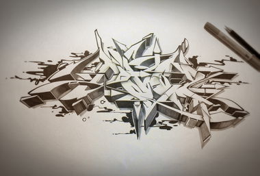 Graffiti Sketch - Photo by Skore79 - Skore79, SBB, ABS (2016)