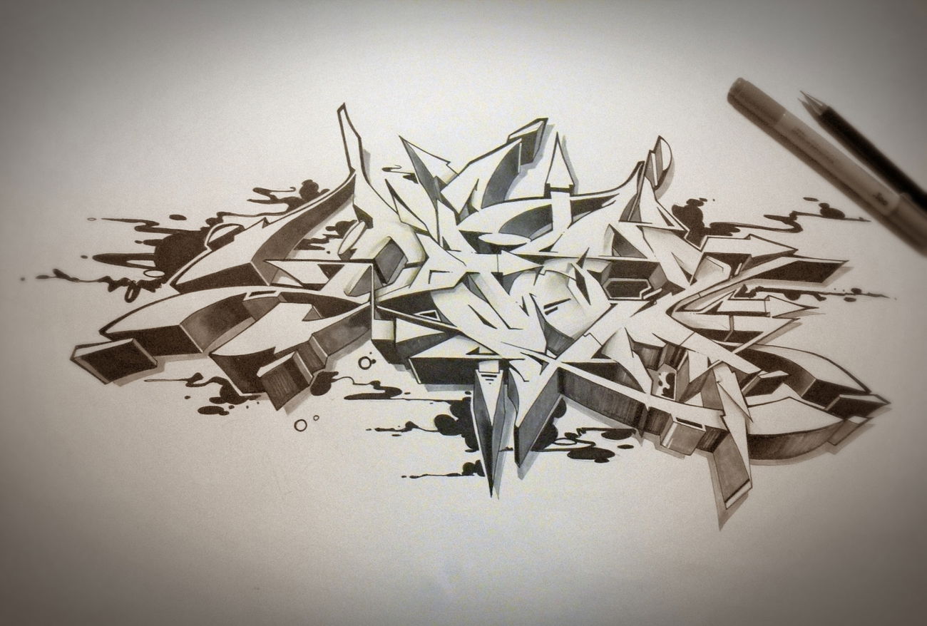 Graffiti Sketch - Photo by Skore79 - Skore79, SBB, ABS (2016)