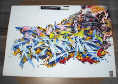 Graffiti Sketch - Photo by Skore79 - Skore79, ABS, SBB (2016)