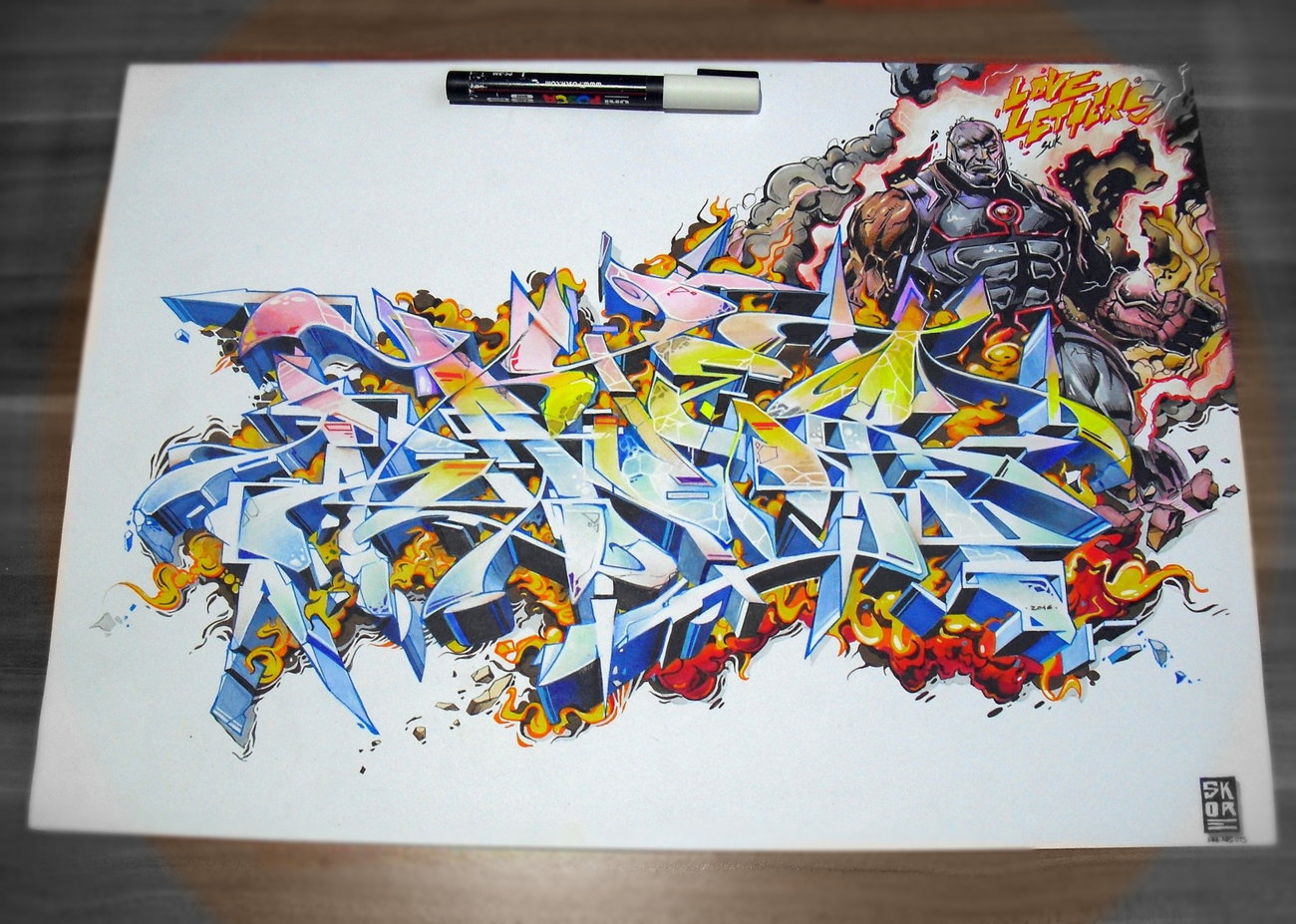 Graffiti Sketch - Photo by Skore79 - Skore79, ABS, SBB (2016)