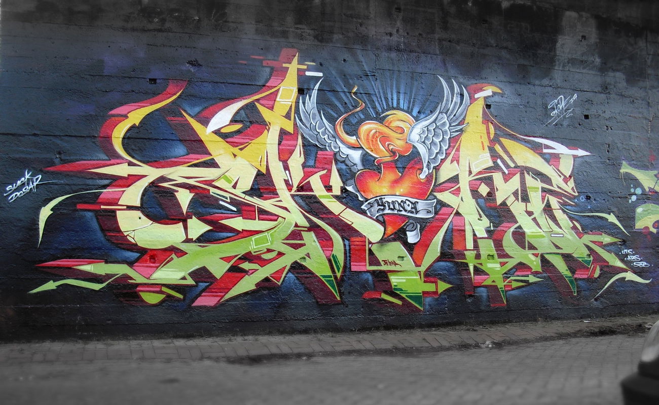 Graffiti Wall - Photo by Skore79 - SuperBadBoys, Afterburners, Units (2012)