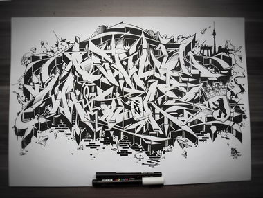 Graffiti Sketch - Photo by Skore79 - Skore79, SBB, ABS (2016)