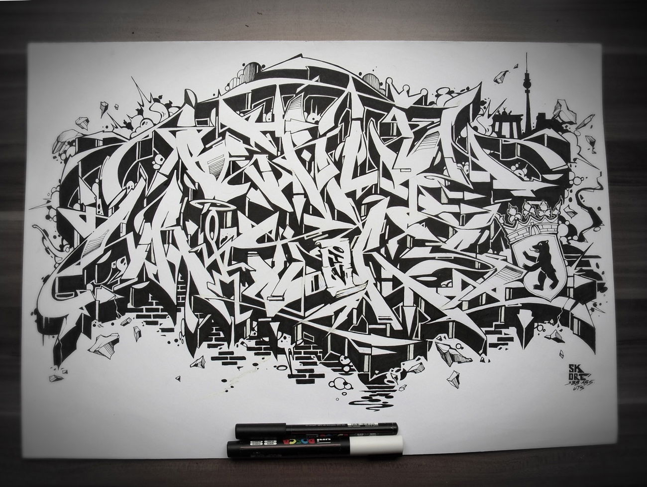Graffiti Sketch - Photo by Skore79 - Skore79, SBB, ABS (2016)