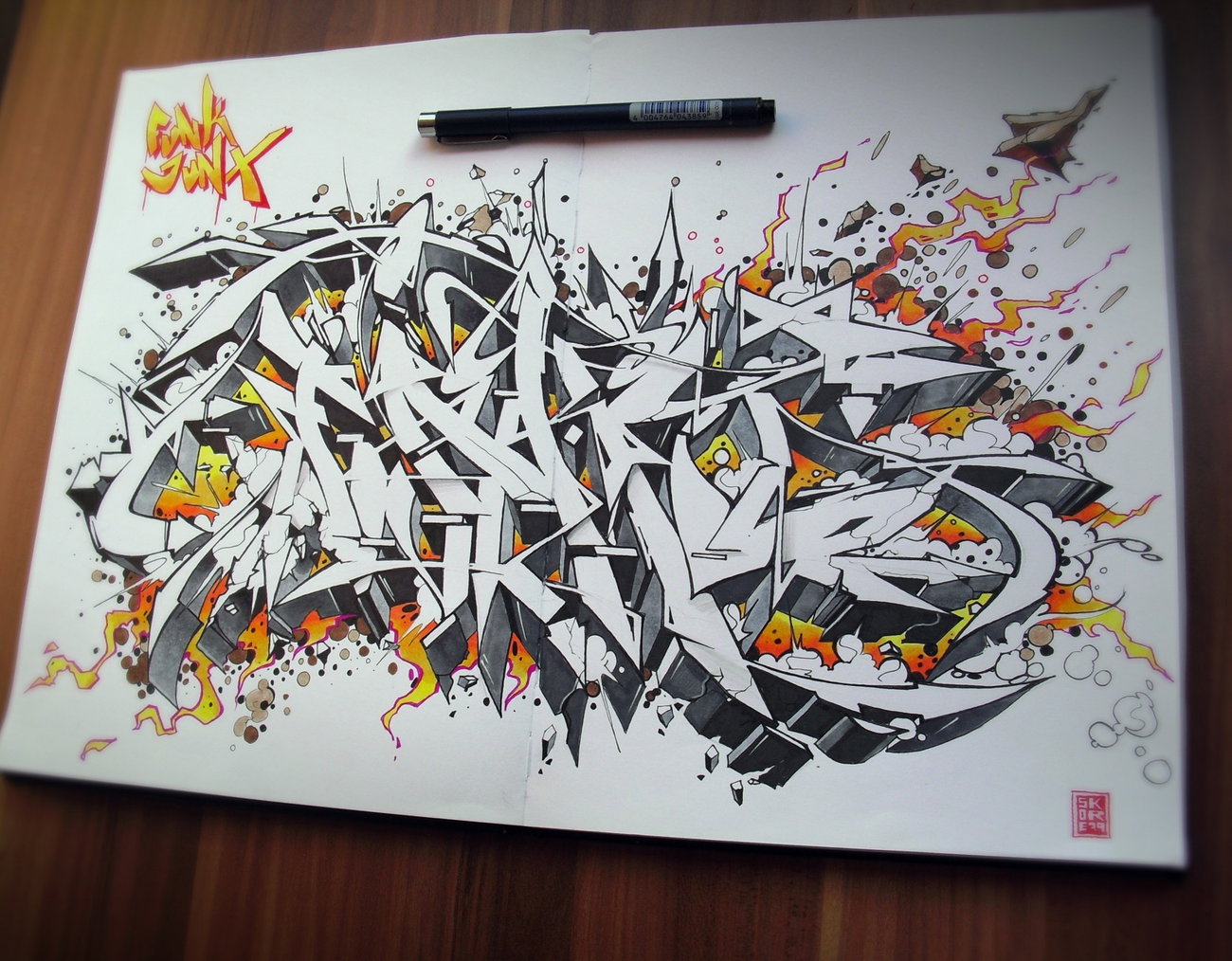 Graffiti Sketch - Photo by Skore79 - Skore79, SBB, ABS (2016)
