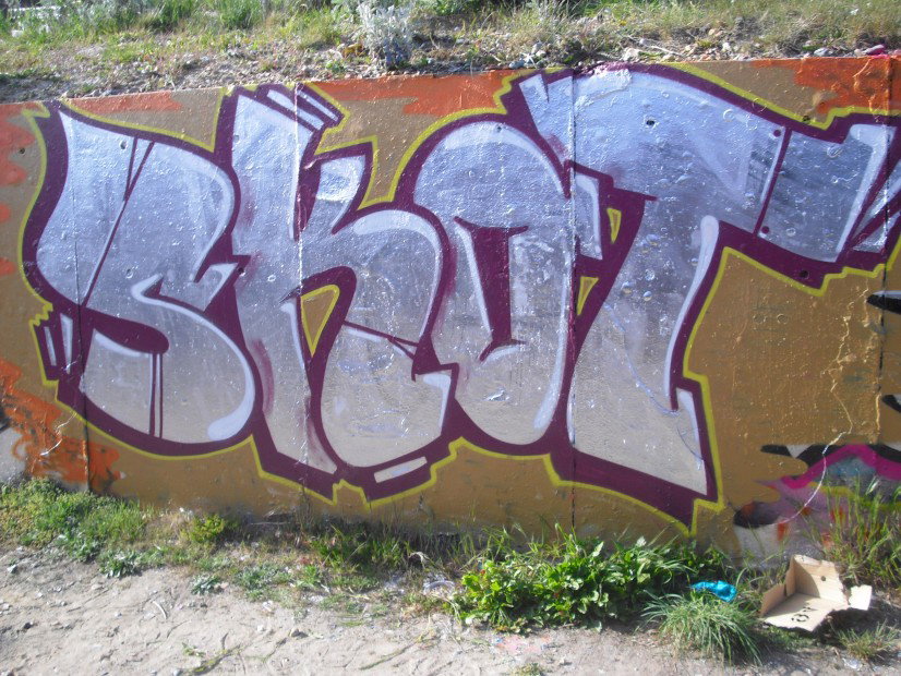 Graffiti Wall in Brighton - Photo by Skot_terror (2013)