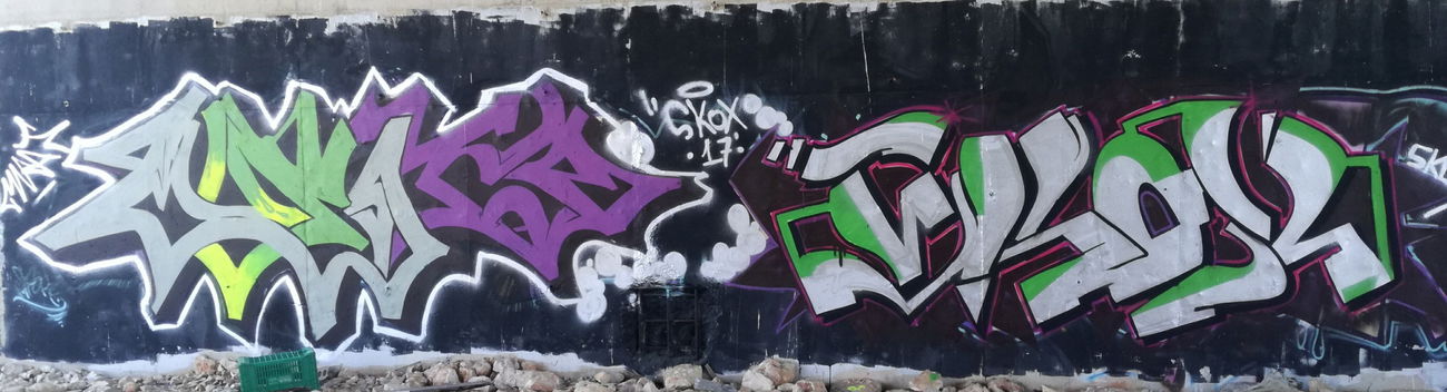 Graffiti Wall in Italia - Photo by Skox - skox, maraja, graffitiwall (2017)