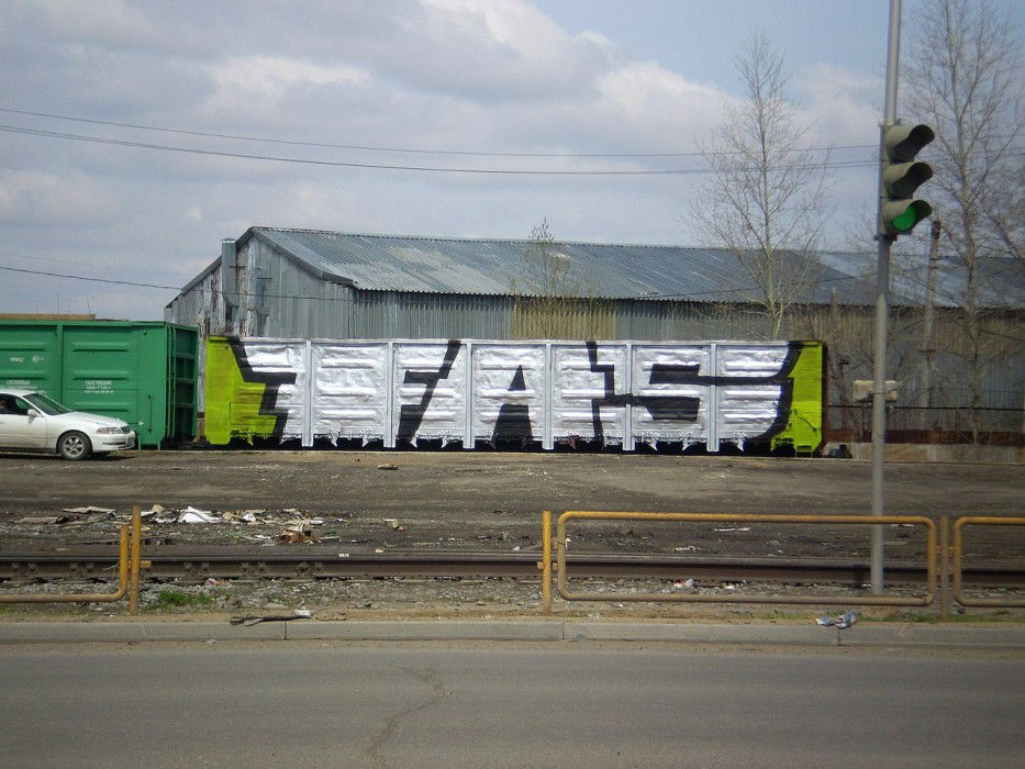 Graffiti Bombing - Photo by Skrap