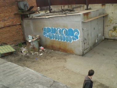 Graffiti Bombing - Photo by Skrap