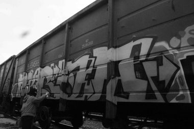 Graffiti Train - Photo by Skrap - Fas, crew (2013)