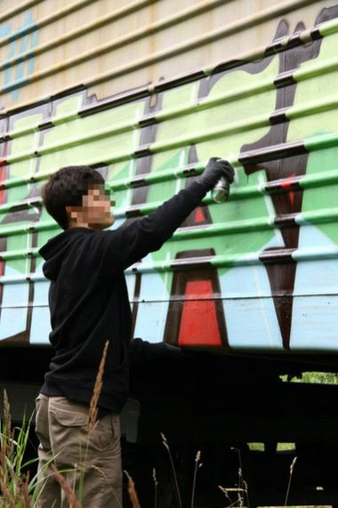 Graffiti Train in Saint Petersburg - Photo by Skrap - Fas (2013)