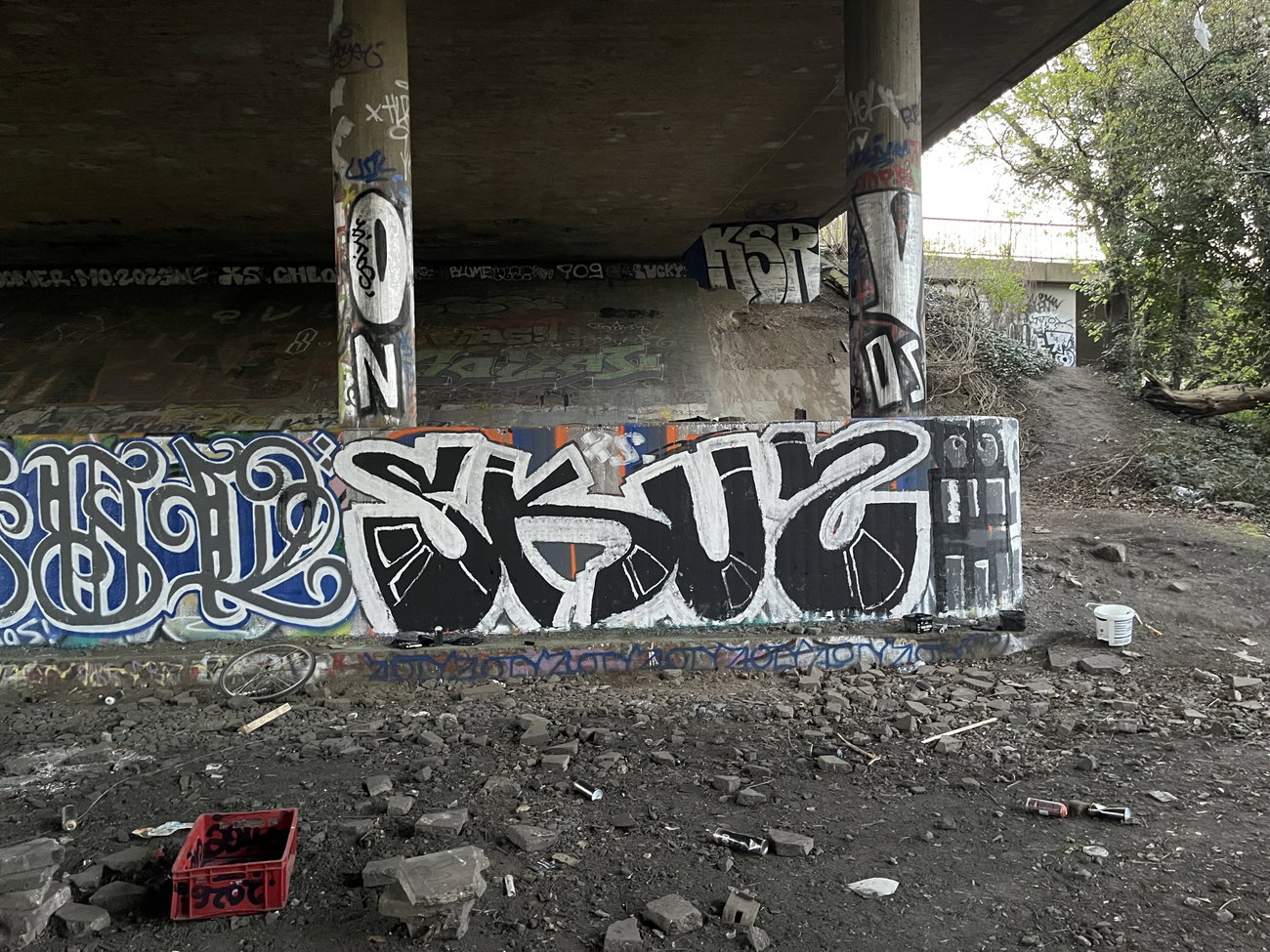 Graffiti Wall - Photo by Skuz