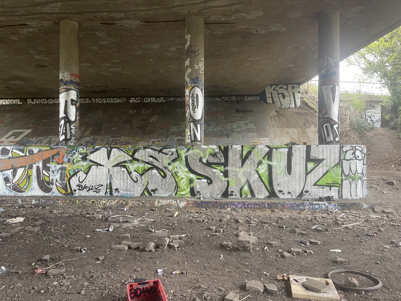 Graffiti Wall - Photo by Skuz