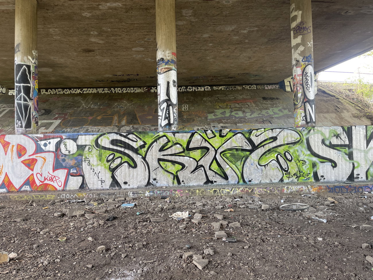 Graffiti Wall - Photo by Skuz