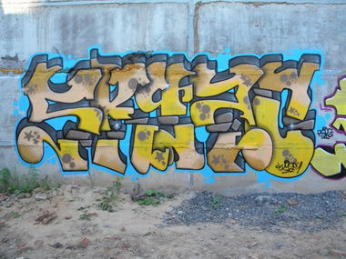 Graffiti Wall in Volkhov - Photo by Skyzorskz - graffiti, bombing, writing (2013)