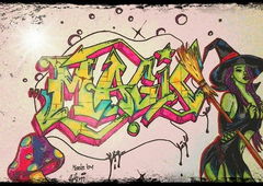 Graffiti Wall in Bruneck - Photo by Slam - Magic (2016)