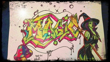 Graffiti Wall in Bruneck - Photo by Slam - Magic (2016)