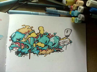 Graffiti Sketch - Photo by Sleoone - sleo