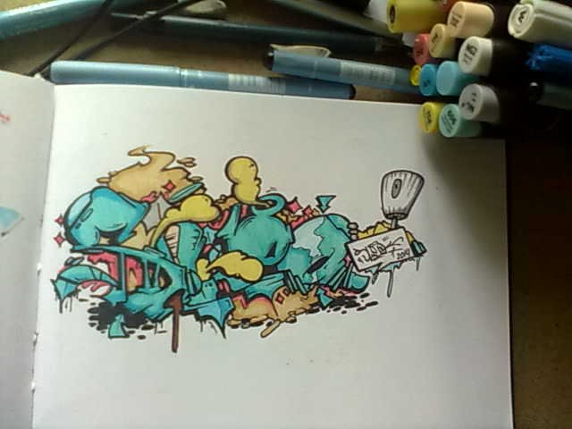 Graffiti Sketch - Photo by Sleoone - sleo