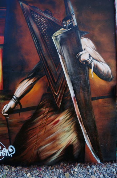 Graffiti Wall - Photo by SlipyWak - silent, hill, waks (2013)