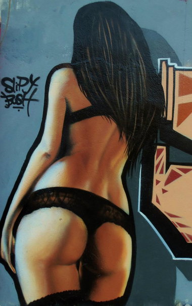 Graffiti Wall - Photo by SlipyWak - ass, slipy, waks (2012)