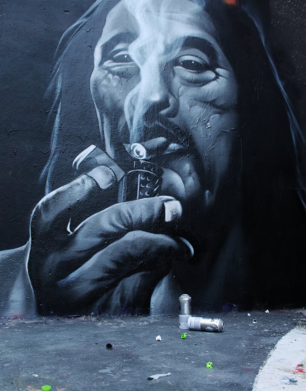 Graffiti Wall - Photo by SlipyWak - slipy, wak, the (2014)