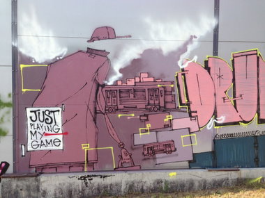 Graffiti Wall in Moscow  - Photo by Sloof - Dafools, Sloof, JWMN (2013)