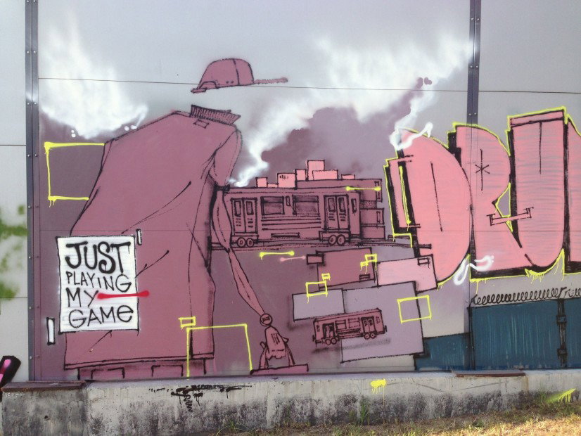 Graffiti Wall in Moscow  - Photo by Sloof - Dafools, Sloof, JWMN (2013)