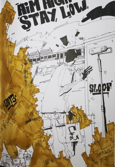 Graffiti Sketch in Rostov - Photo by Sloof - Dafools, Sloof (2013)